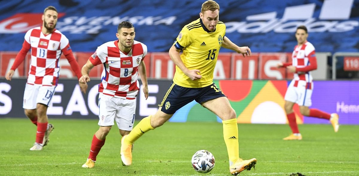 Sweden beat Croatia 2-1 to stave off Nations League relegation