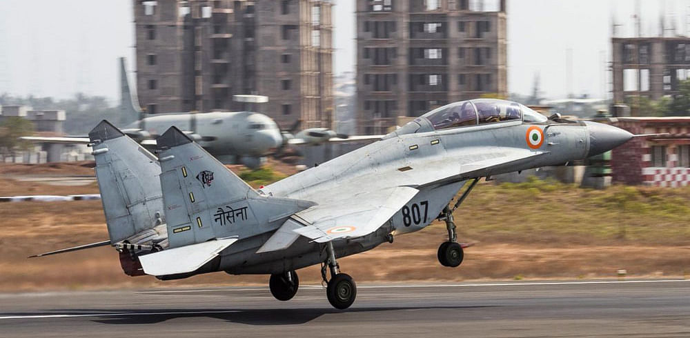 MiG-29K trainer aircraft ditched, search for 1 missing pilot on