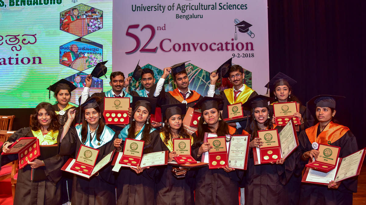 986 students to get degrees at agriculture varsity convocation today