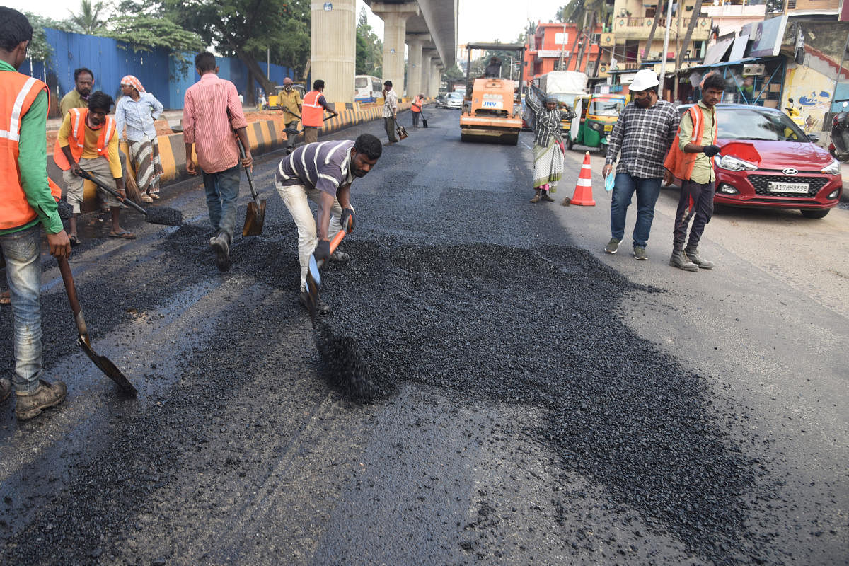 Don’t abandon roadwork after metro inauguration, Kanakapura residents tell BMRCL