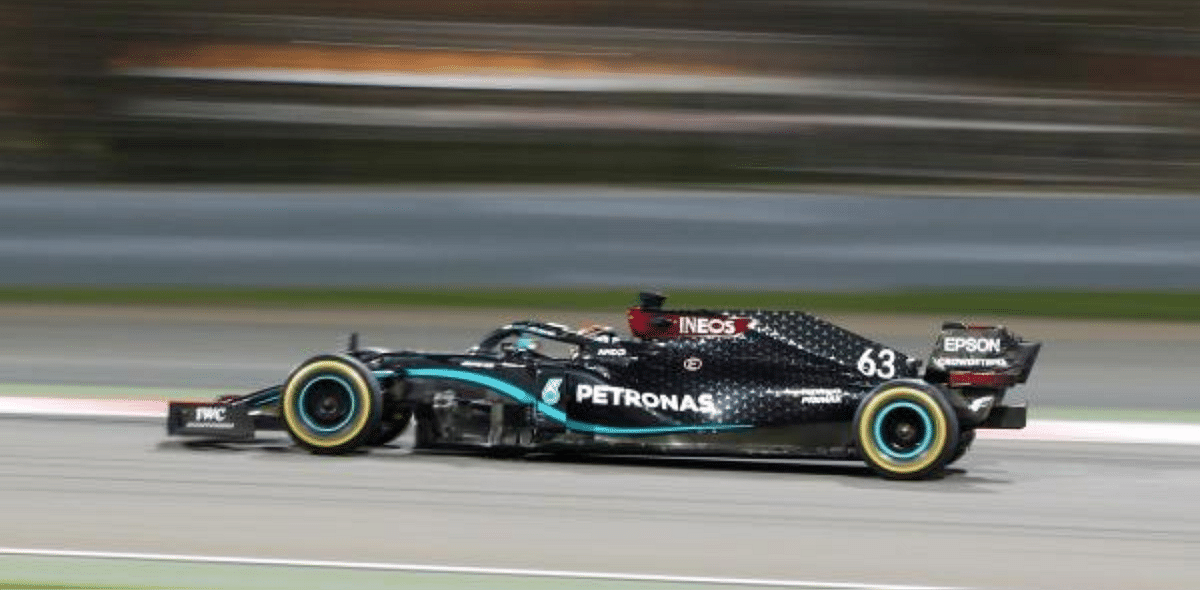 Poor luck mars Russell's dazzling Mercedes debut