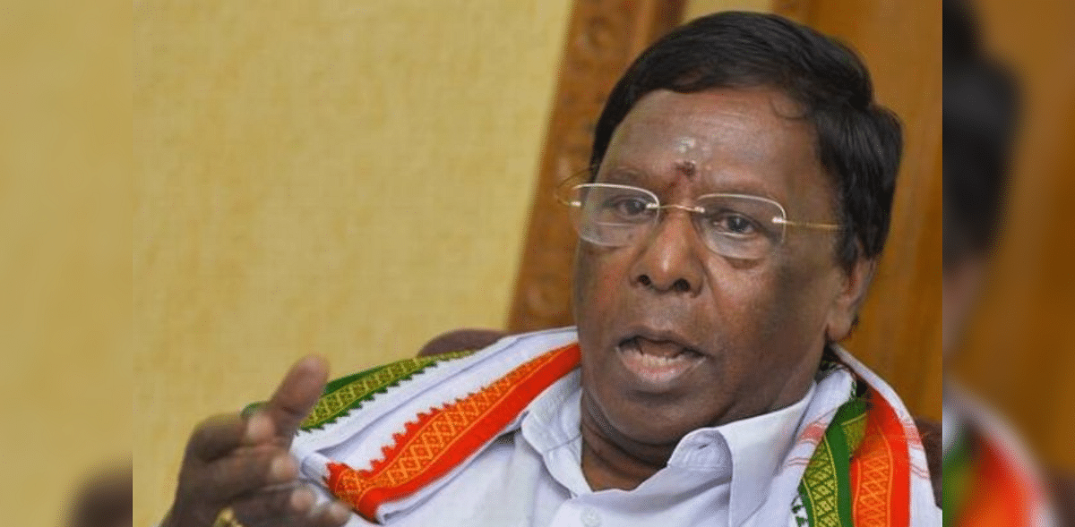 V Narayanasamy leaves for Bengaluru to meet Congress observer for Puducherry