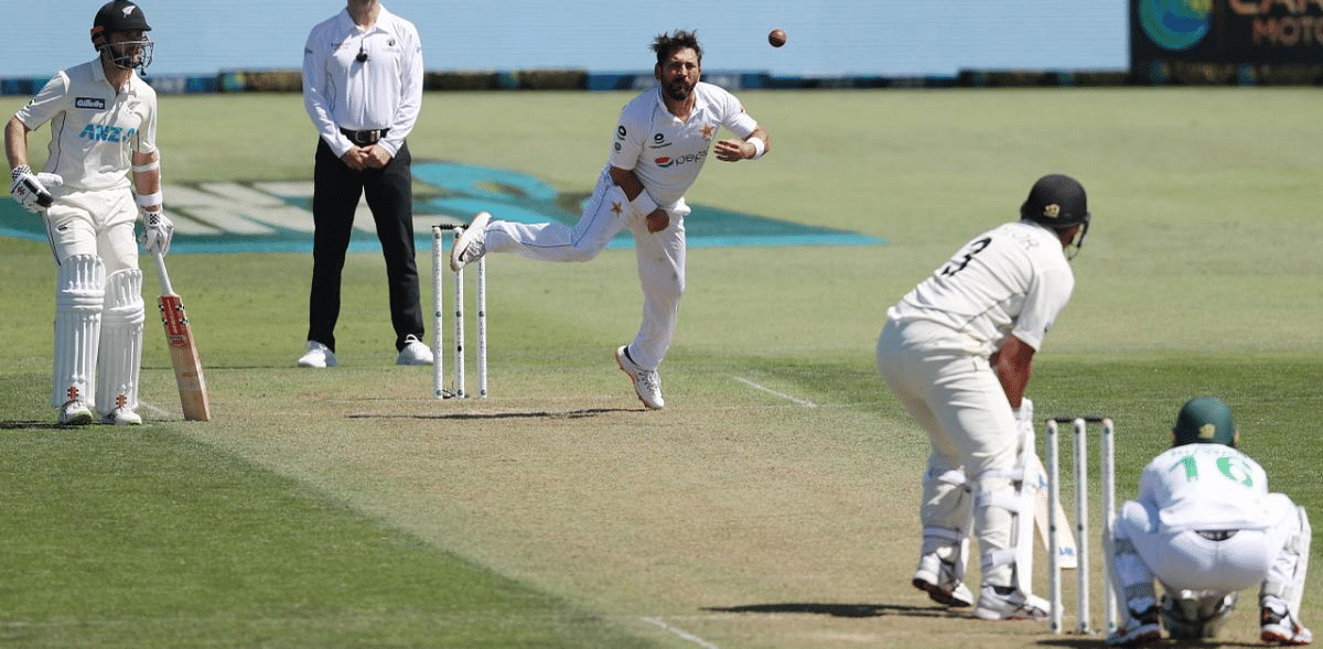 Visibly frustrated Pakistan bowler Yasir Shah uses slang word for not getting NZ batsman Nicholls' wicket