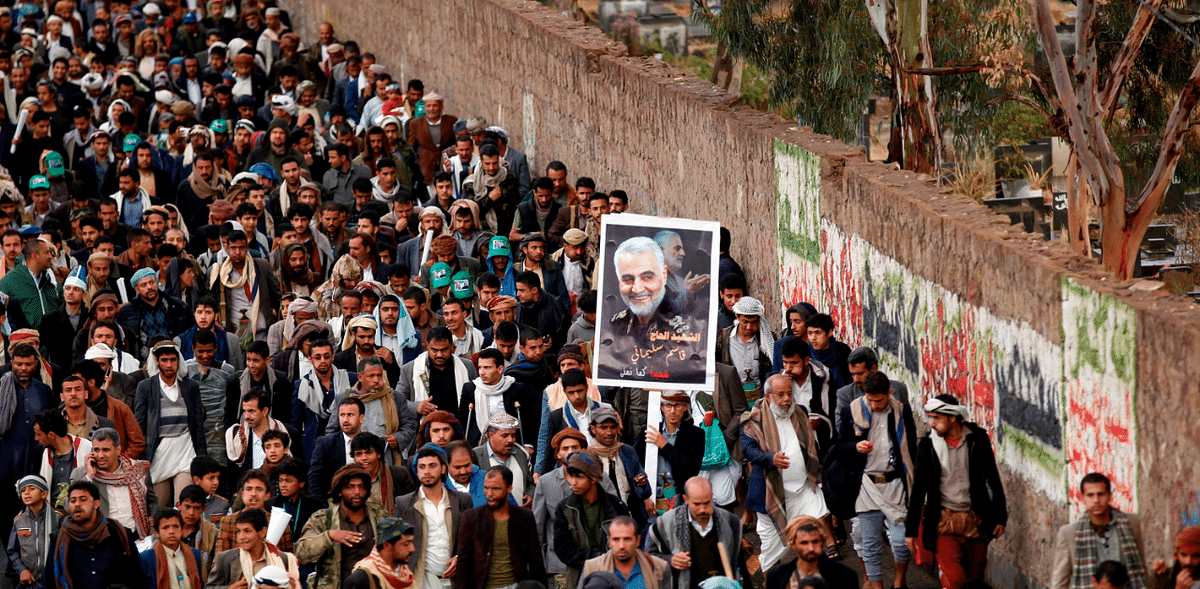 Iran honours 'martyr' Soleimani, killed a year ago by US