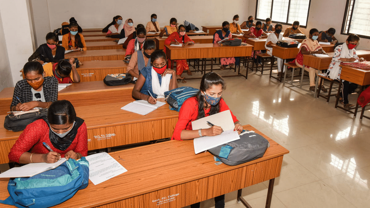 Schools, colleges in Karnataka reopen after 8 months amid Covid-19 pandemic