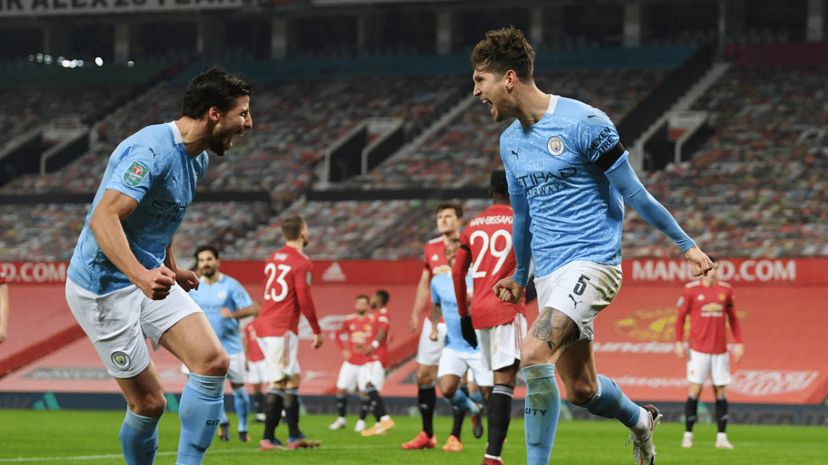 City defeat United in Manchester Derby to enter fourth consecutive League Cup final