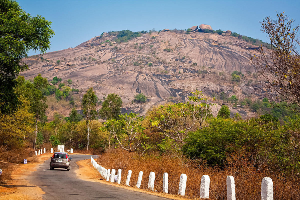 A trek to the temple in Devarayanadurga