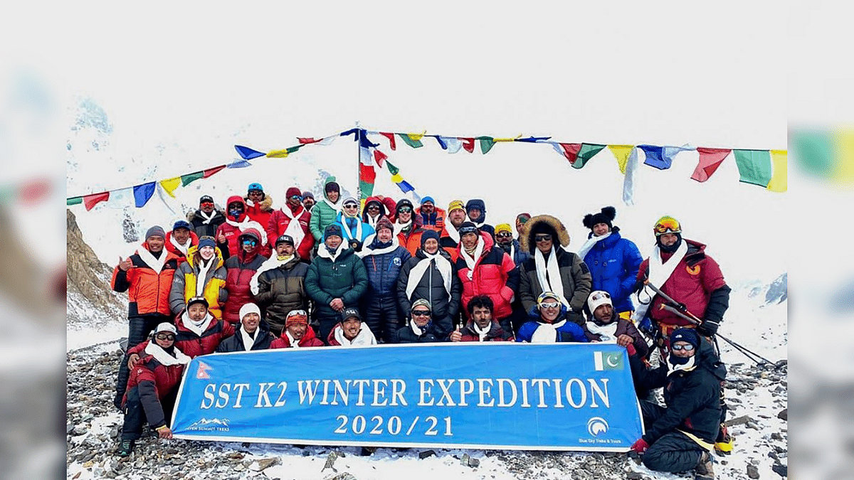 Historic K2 team make it back safely to base camp
