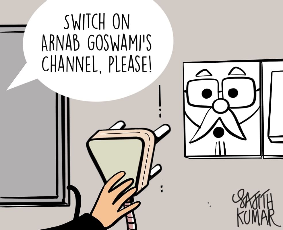 DH Toon | 'Switch on Arnab Goswami's channel, please!'