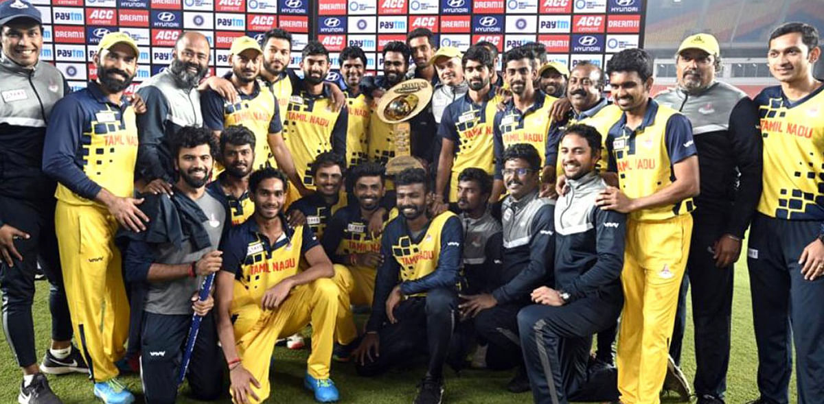 Tamil Nadu crowned Syed Mushtaq Ali T20 Trophy champions; beat Baroda by 7 wickets