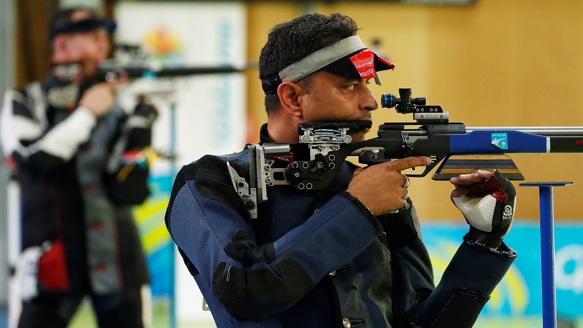 Sanjeev Rajput wins gold in men's 50m Rifle 3 Positions T4 trials