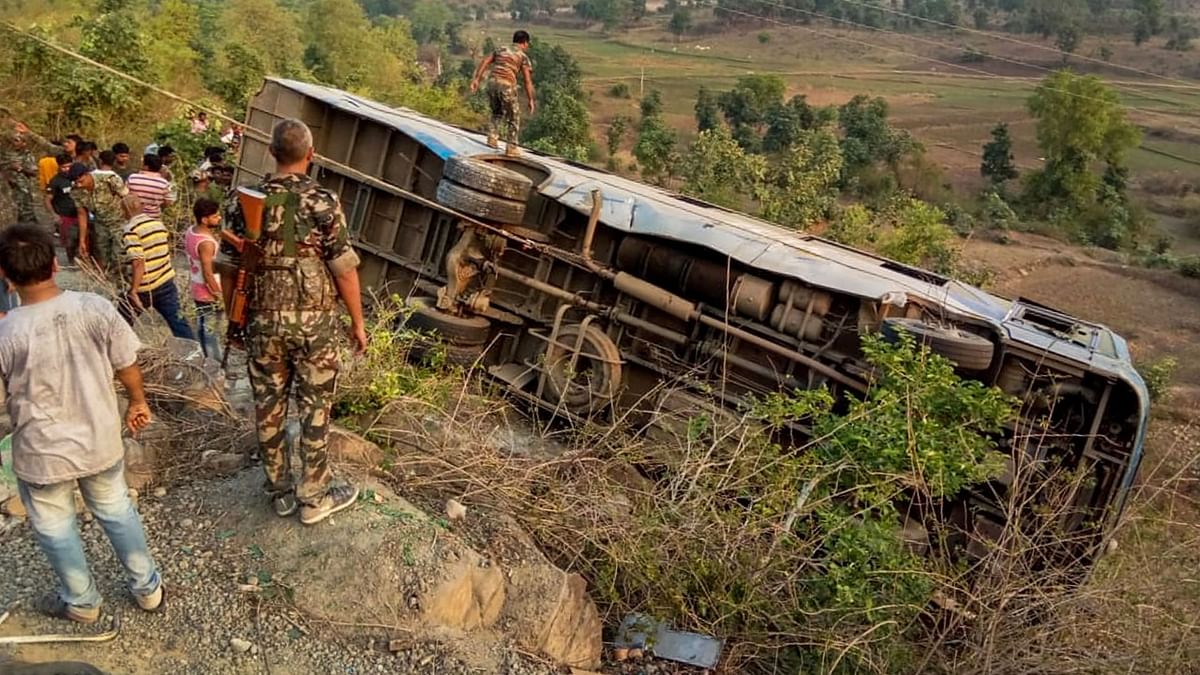 Three dead, 22 injured as bus overturns in Rajasthan's Chiitorgarh