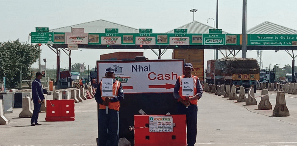 Vehicles without FASTag made to pay double toll fee