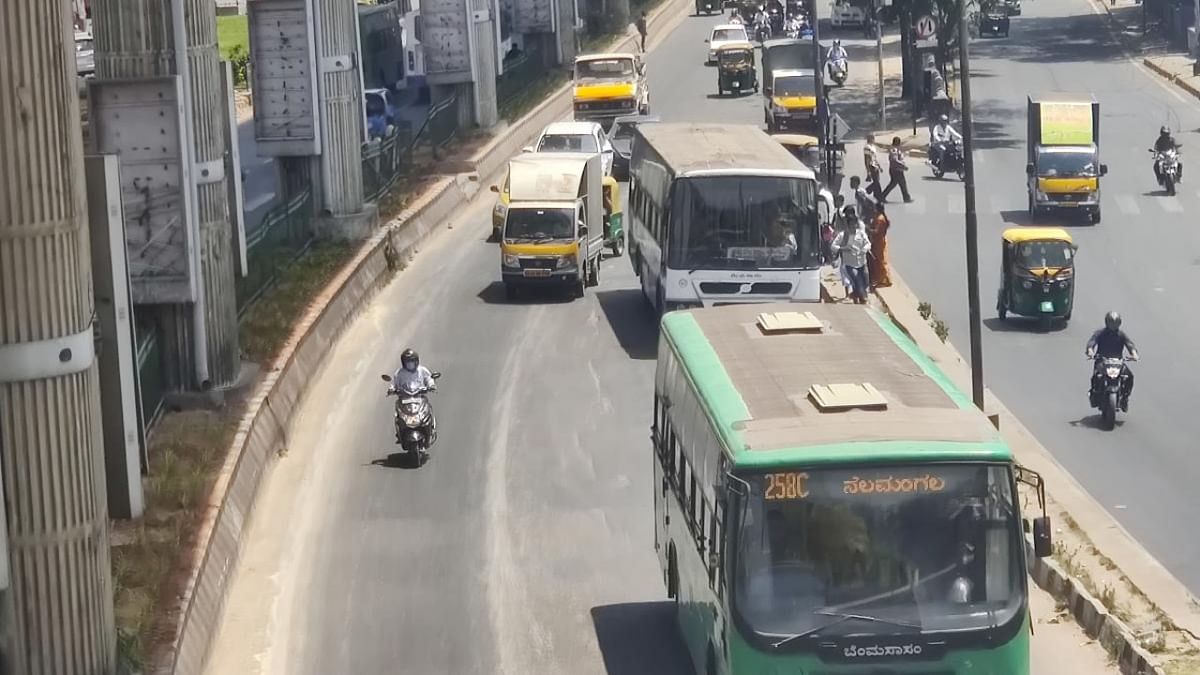 Unruly BMTC buses a bane of commuters on Tumakuru Road