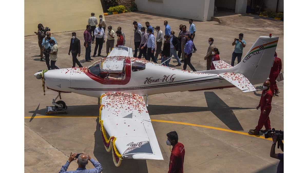 NAL launches new-generation Hansa trainer aircraft