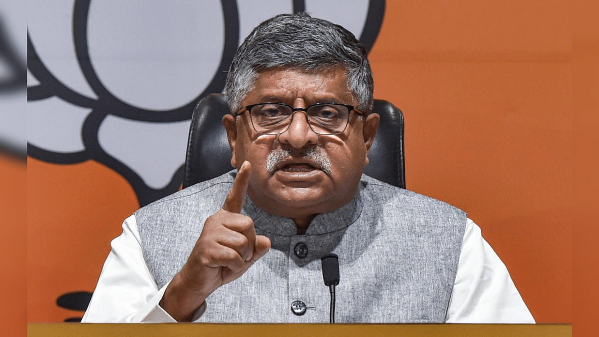 Shortage in Congress-ruled states is not of vaccines but of commitment: Ravi Shankar Prasad