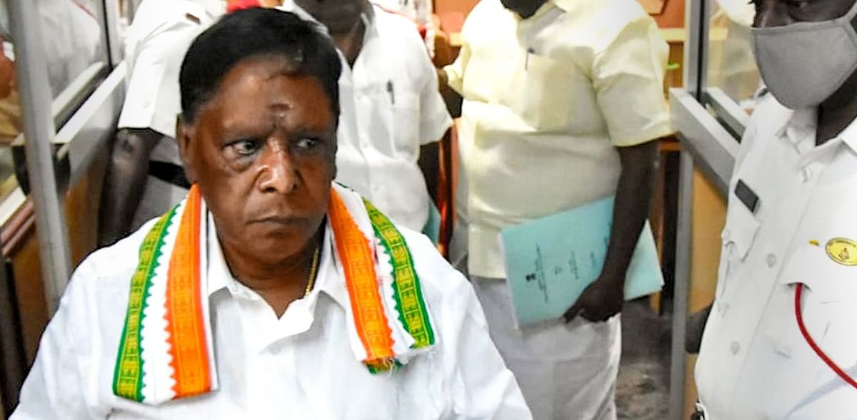 Narayanasamy threatens to sue Amit Shah over 'cut money' allegation, asks him to prove or apologise