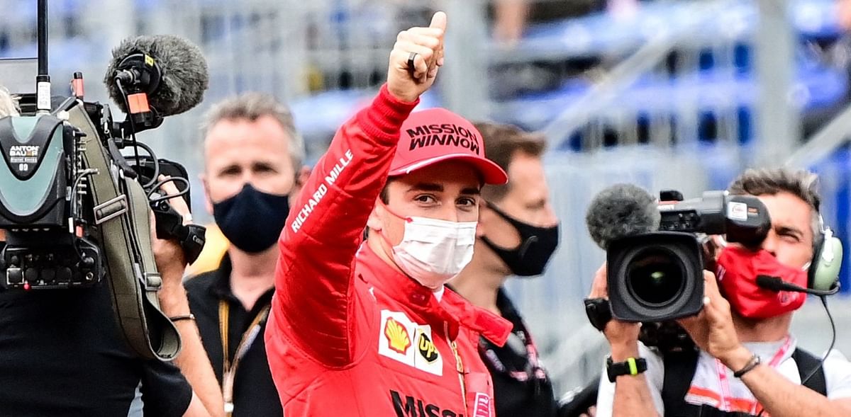 Ferrari's Charles Leclerc crashes but takes Monaco Grand Prix pole