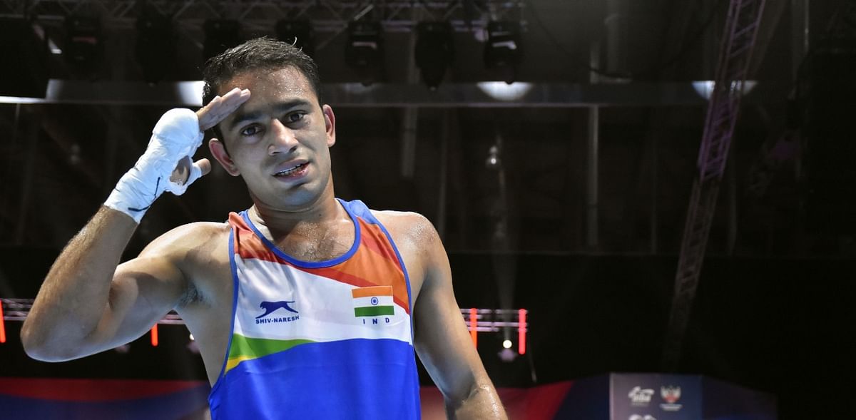 Amit Panghal storms into Asian Boxing Championship final