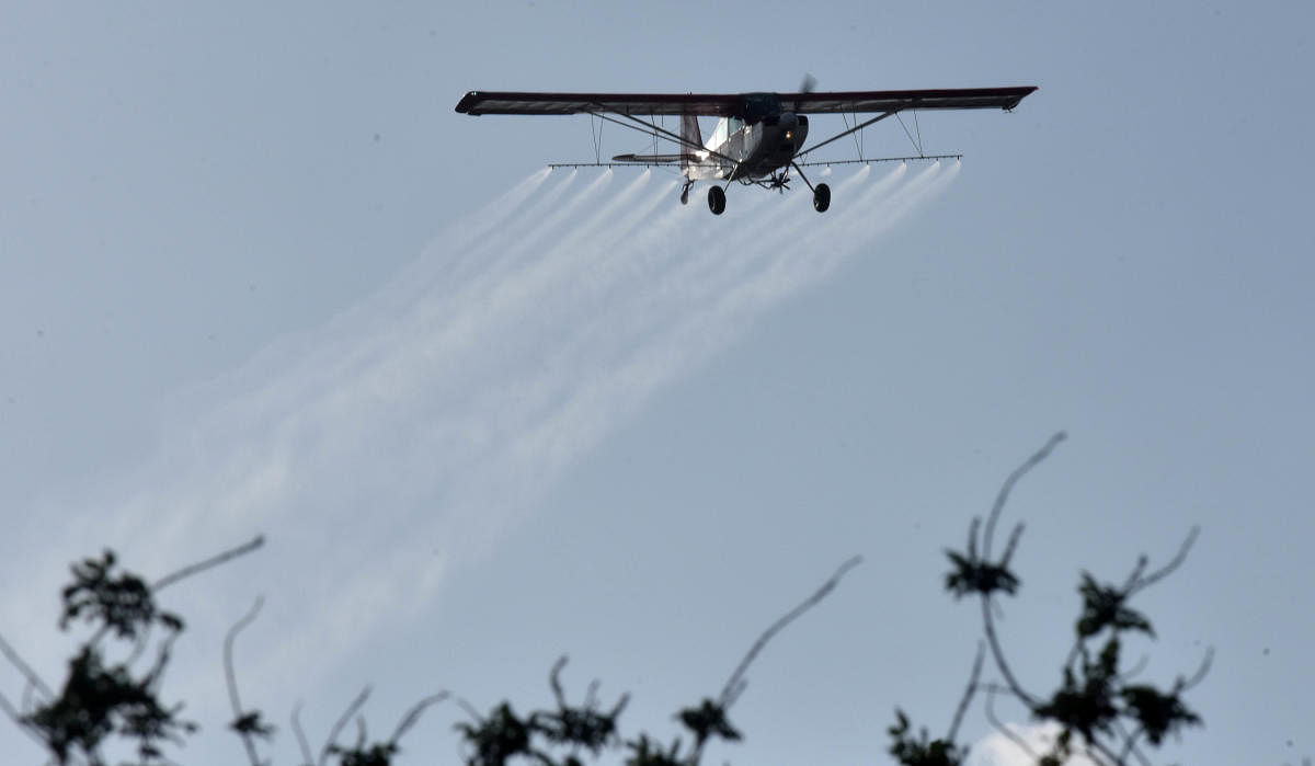 Karnataka govt launches aerial spraying of disinfectant to curb infection spread