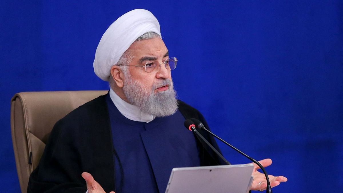 Outgoing Iran President Rouhani, a debate target, defends his record
