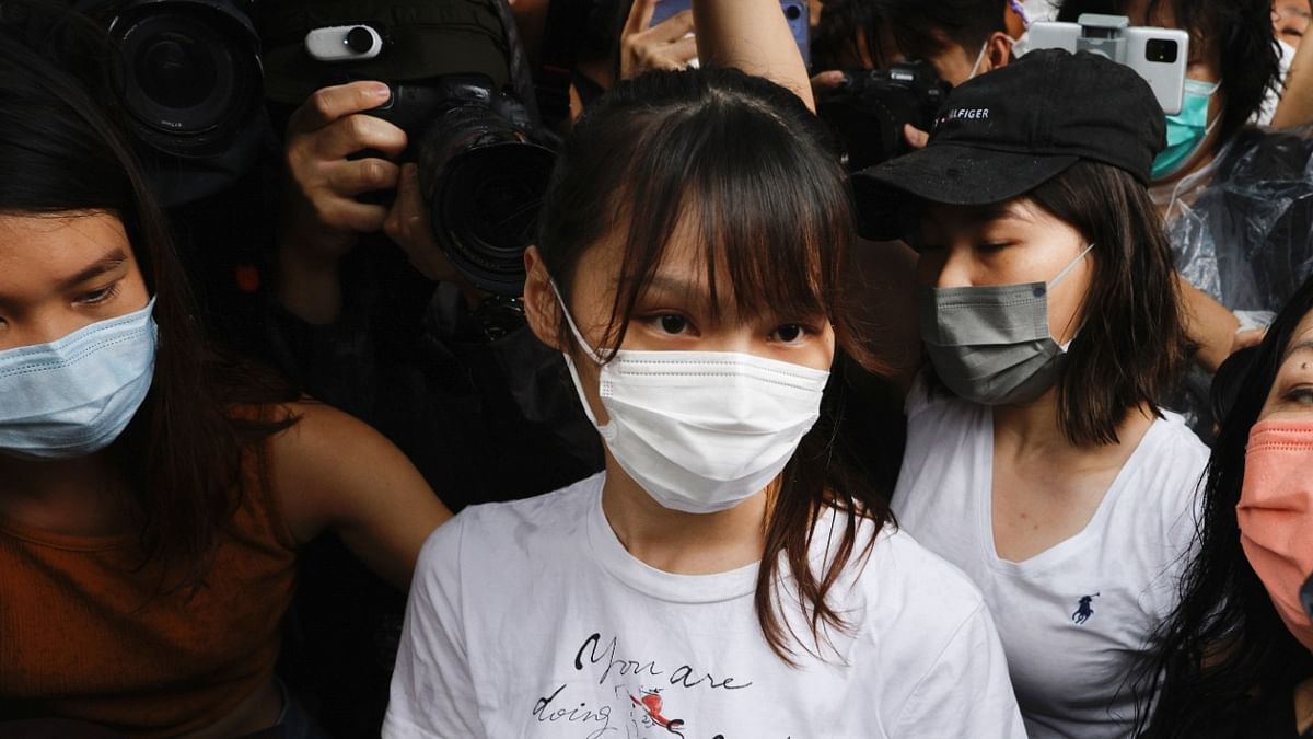 Hong Kong activist Agnes Chow released on pro-democracy protest anniversary
