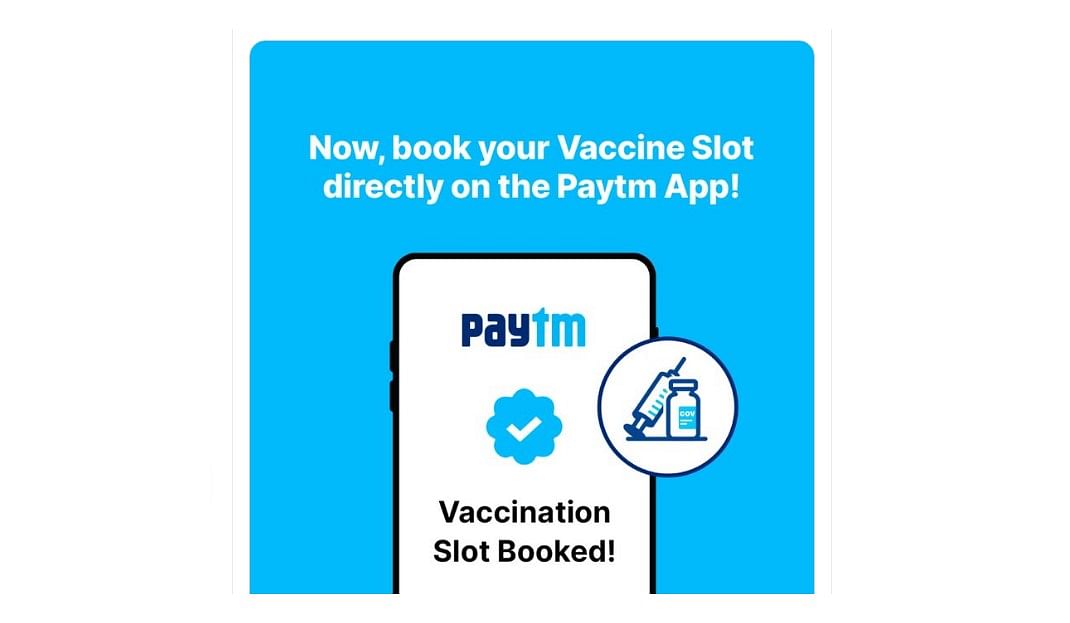 You can now directly book Covid-19 vaccine slot on Paytm app