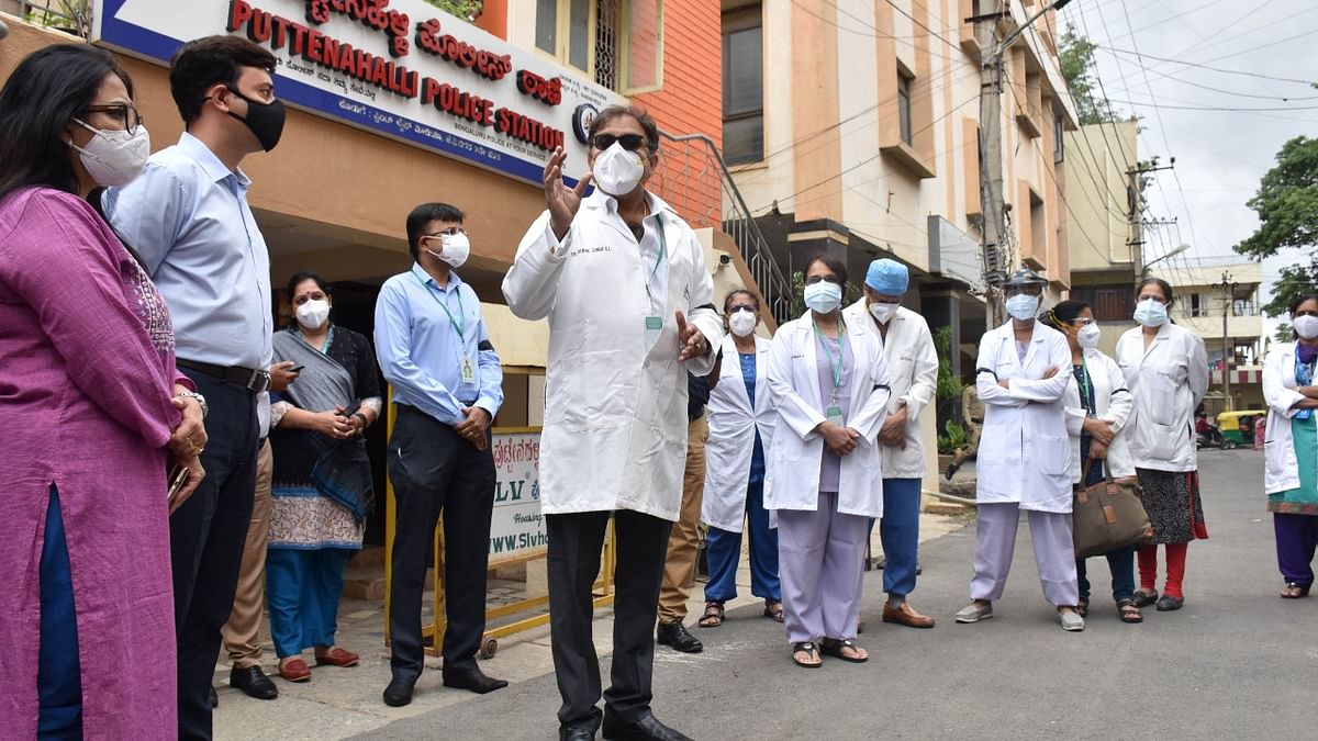 Bengaluru's Fortis Hospital staff stage protest to condemn attack on doctors