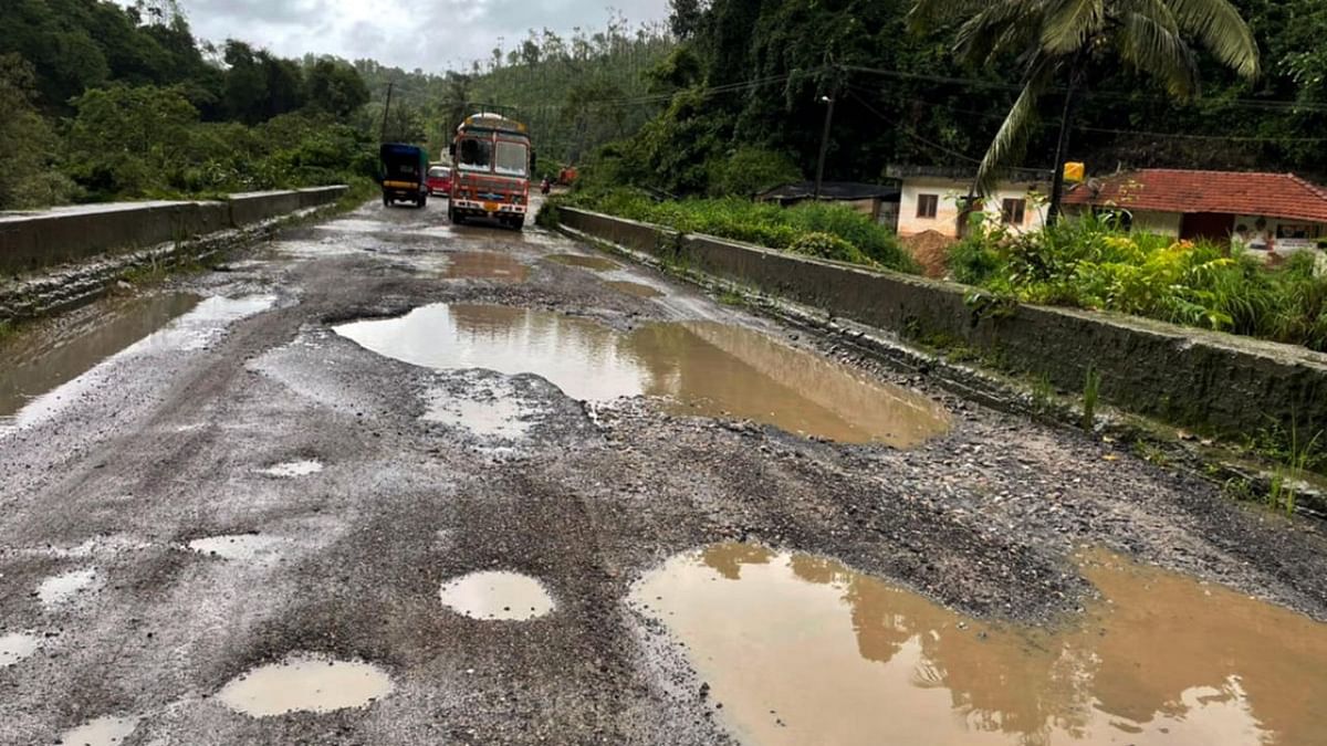 Potholes pose threat to road users on Bengaluru-Mangaluru national highway