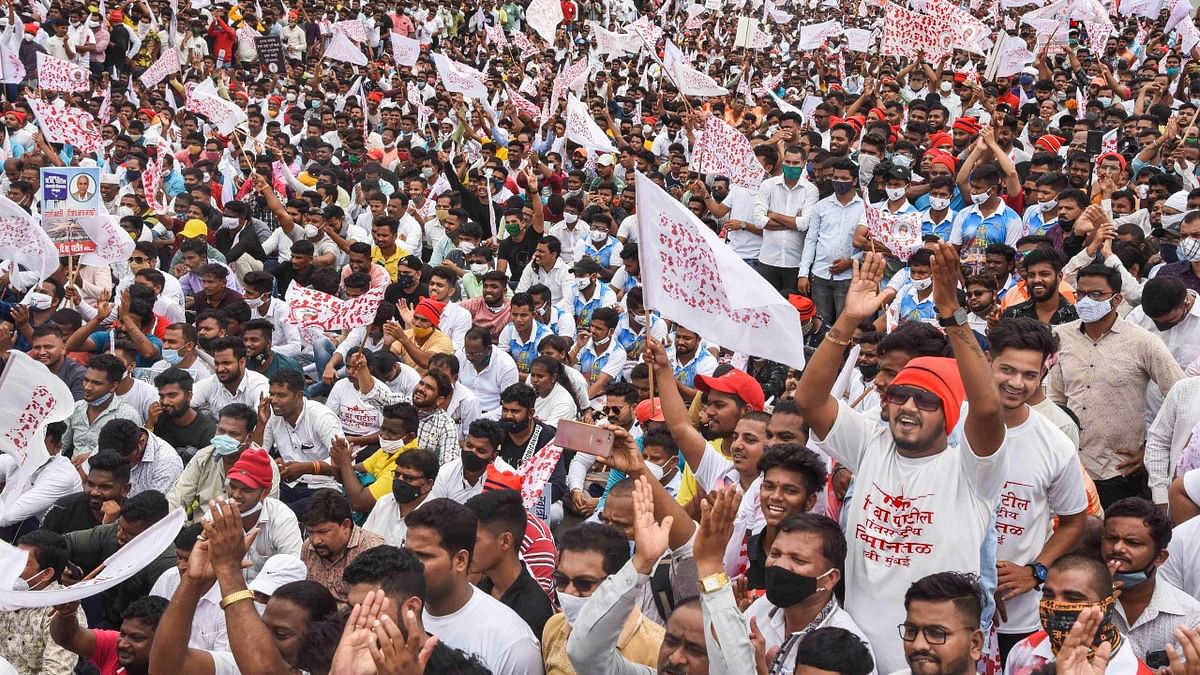Massive protests over naming of Navi Mumbai airport