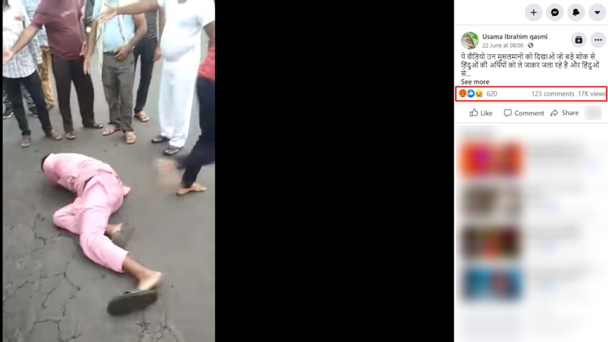 Fact-check: Video of man beaten in Amravati after road accident given false communal spin