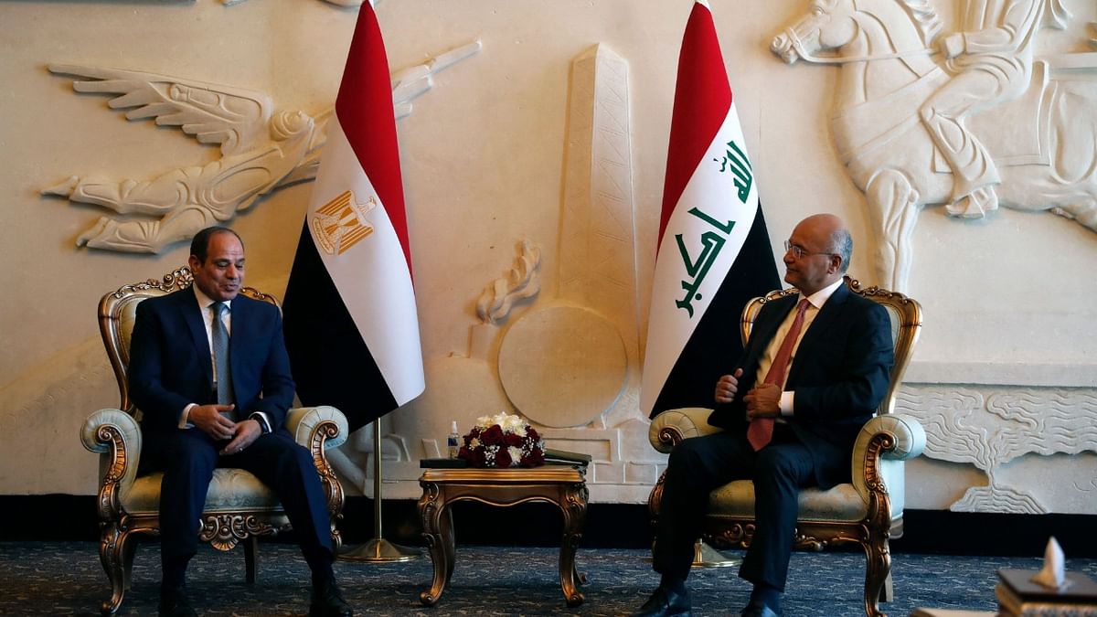 Abdel Fattah al-Sisi becomes first Egyptian leader to visit Iraq in decades
