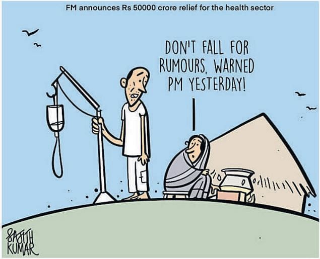 DH Toon | FM Nirmala Sitharaman unveils Covid-19 relief package