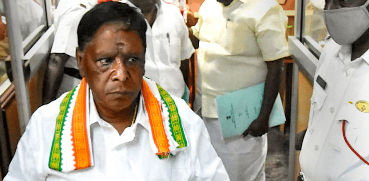 Neither PM nor BJP interested in conceding statehood demand of Puducherry: Narayanasamy