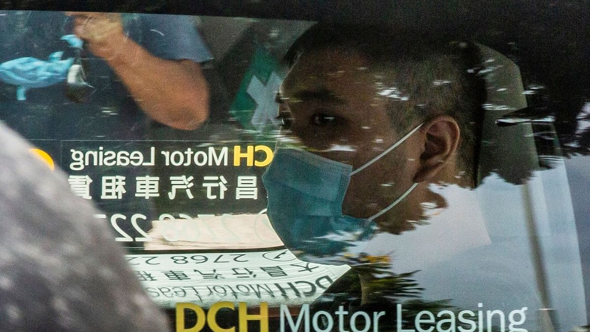 Hong Kong protester given 9-year term in first security case
