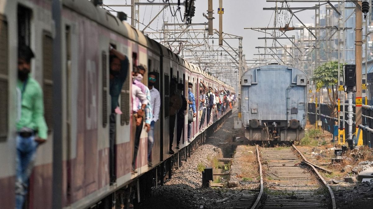 Railway employees push train coach after malfunction in UP's Amethi