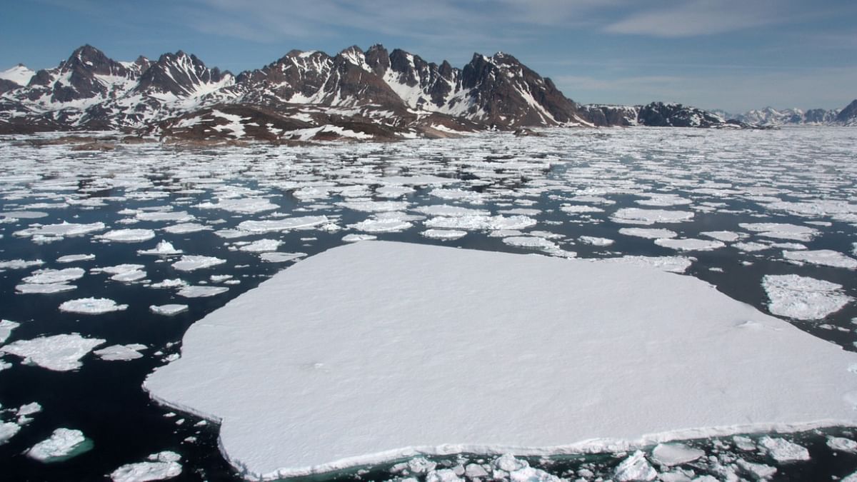 Record-breaking winter winds have blown old Arctic sea ice into the melt zone