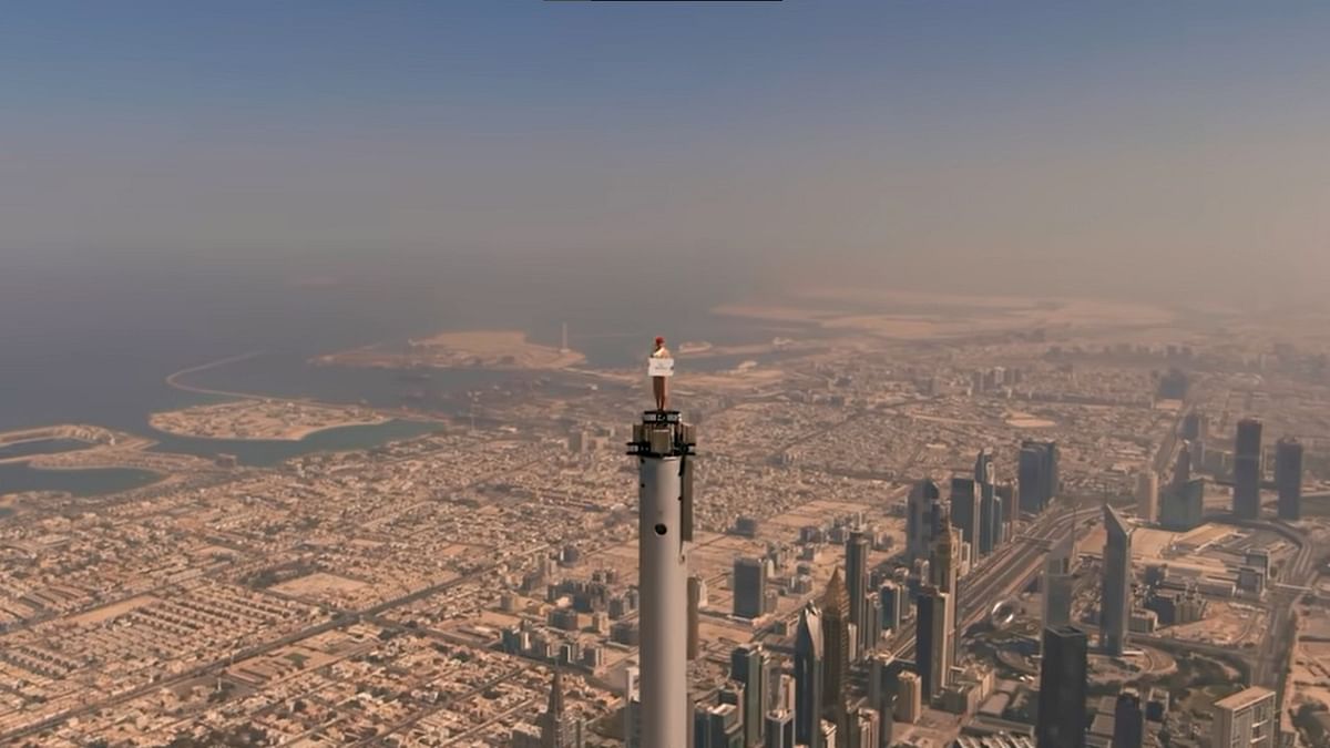 How Emirates shot an ad at the world's highest point 