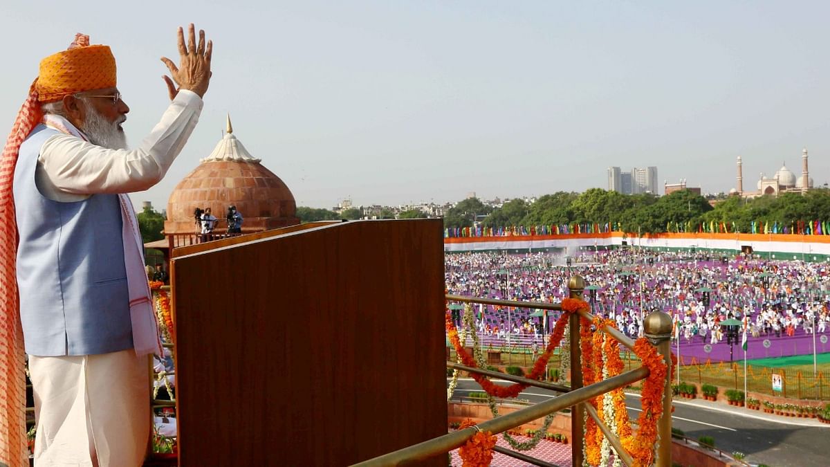 'Sabka Saath...Sabka Prayas', 'Parishram aur Parakram': Key slogans from PM Modi's Independence Day speech