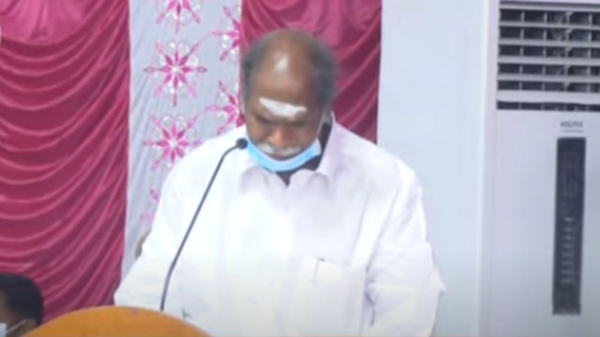 N Rangasamy takes oath as Puducherry Chief Minister