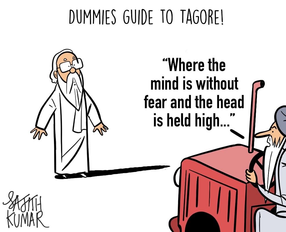 DH Toon | When farmers found resonance in Tagore's words