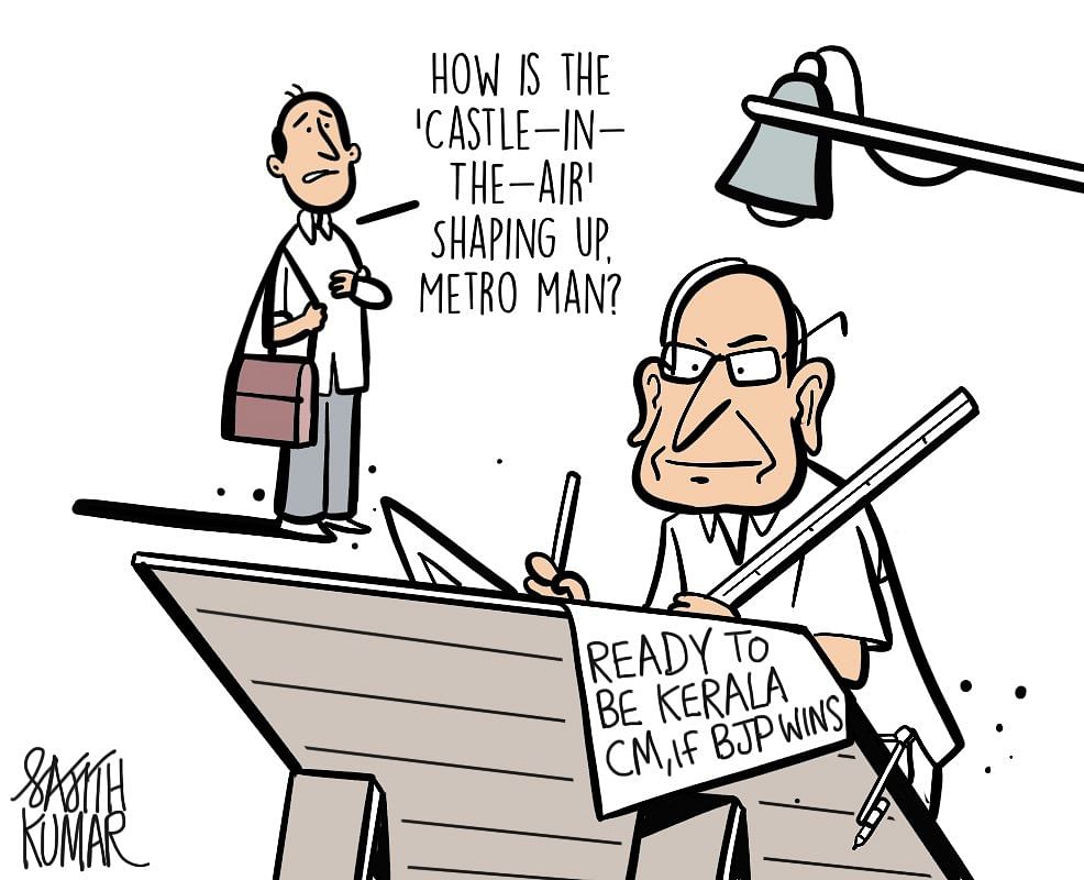 DH Toon | 'Metro man' on the right track as Kerala Assembly election nears