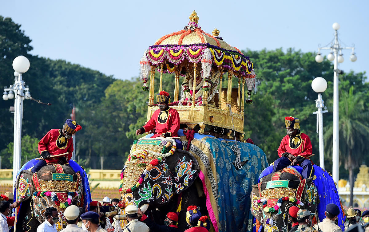 ‘Trouble shooter’ successfully carries golden howdah