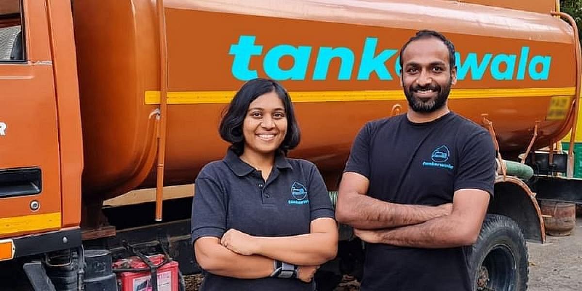 Getting water by tanker? Couple launch booking app