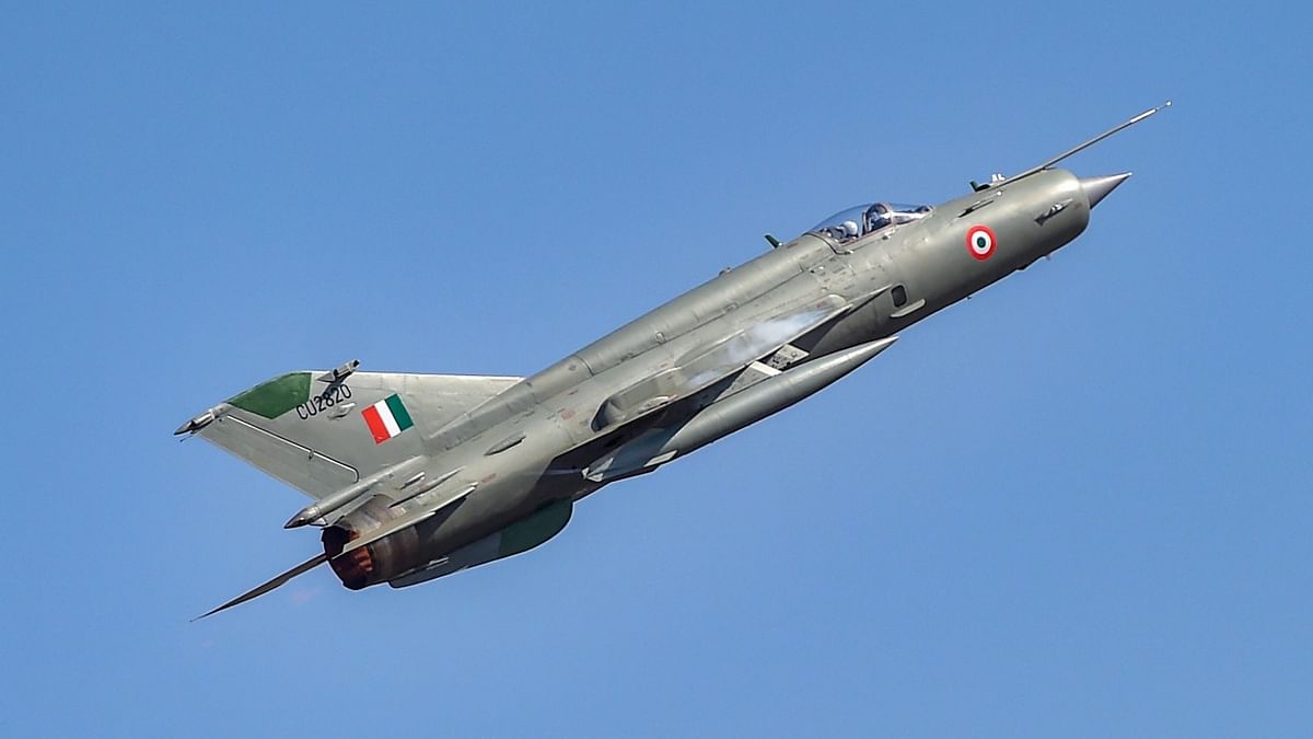 MiG-21 aircraft belonging to IAF crashes in Barmer, pilot ejects