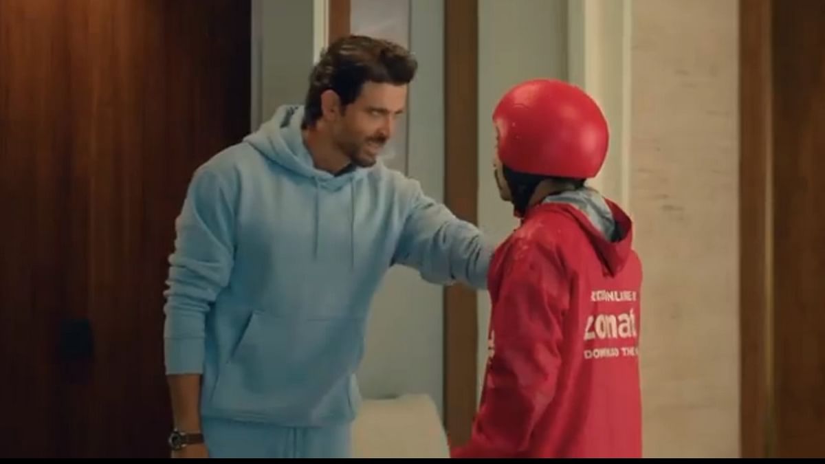 Zomato's Hrithik ad gets flak for glorifying delivery policy