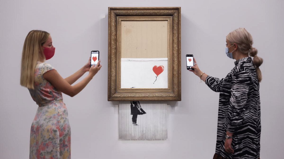 Three years on, shredded Banksy artwork returns to auction 