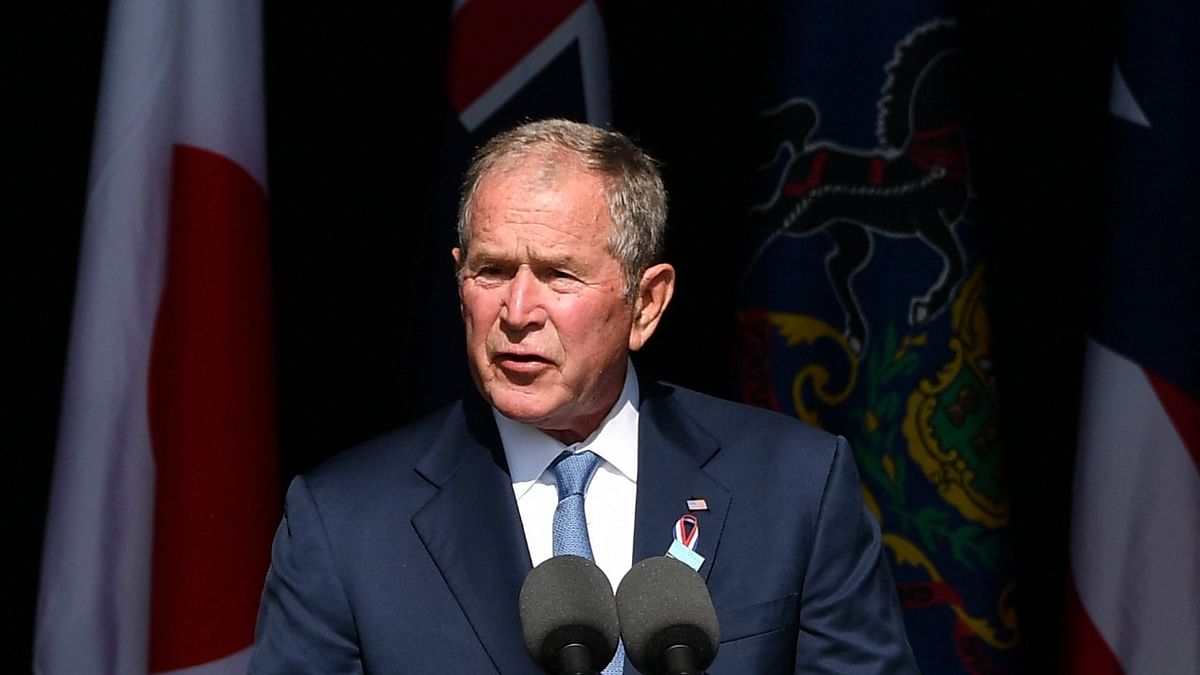 George W Bush denounces US disunity 20 years after 9/11