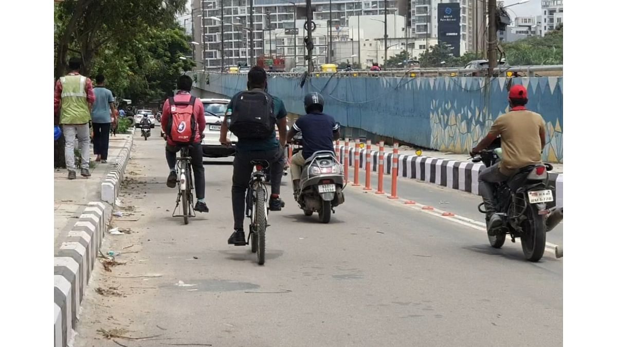 Designed to fail: Unmarked cycling lanes on Bengaluru's ORR