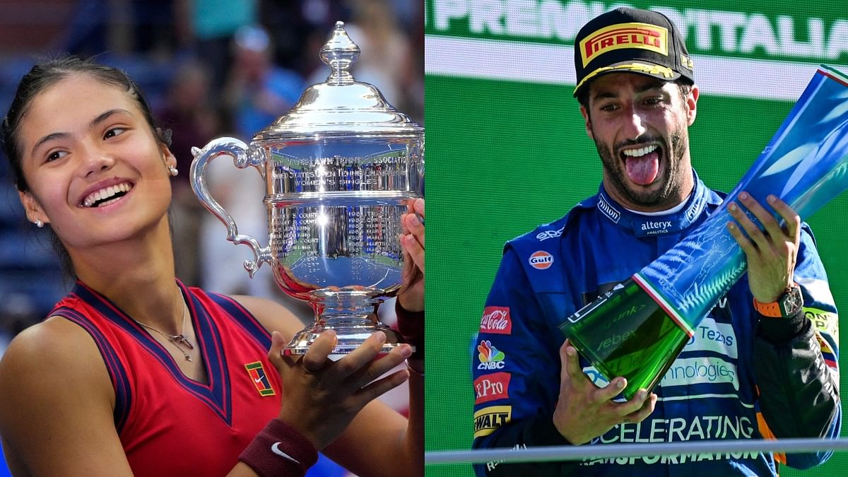 Raducanu's success rubs off on F1 favourite Ricciardo